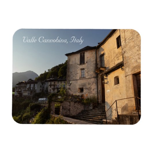 Spoccia Sunset, Valle Cannobina, Italië Magneet (Horizontaal)