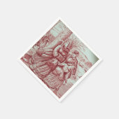 Spode Beperkte Oplage Kerstbeeld Servet (Hoek)
