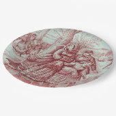 Spode Limited Ed Kerst Afbeelding Papieren Bordje (Gekanteld)