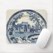 Spodenblauw en wit bord, c.1815 muismat (Met muis)