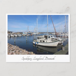 Spodsbjerg harbor, Langeland, Denemarken Briefkaart