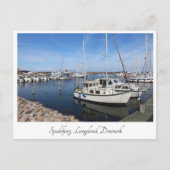 Spodsbjerg harbor, Langeland, Denemarken Briefkaart (Voorkant)
