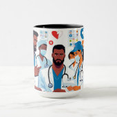 spoed op de eerste hulp mok (Midden)