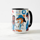 spoed op de eerste hulp mok (Voorkant rechts)