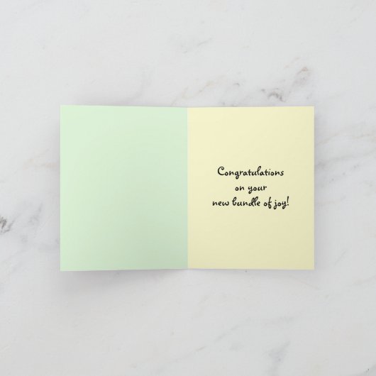 Spoedbestelling - de Kaart van Gelukwensen - Uni (Binnen)