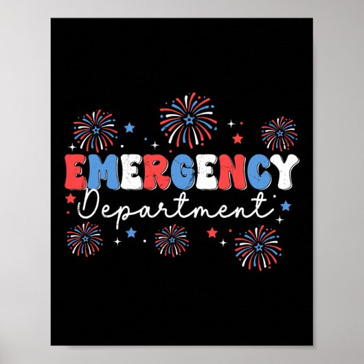 Spoedeisende Hulp 4 juli Amerikaanse Eerste Hulp Poster (Voorkant)