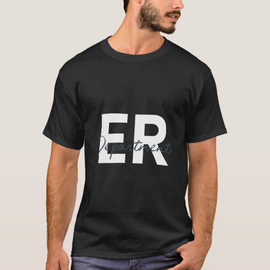 Spoedeisende Hulp Afdeling Eerste Hulp Verpleegkun T-shirt (Voorkant)