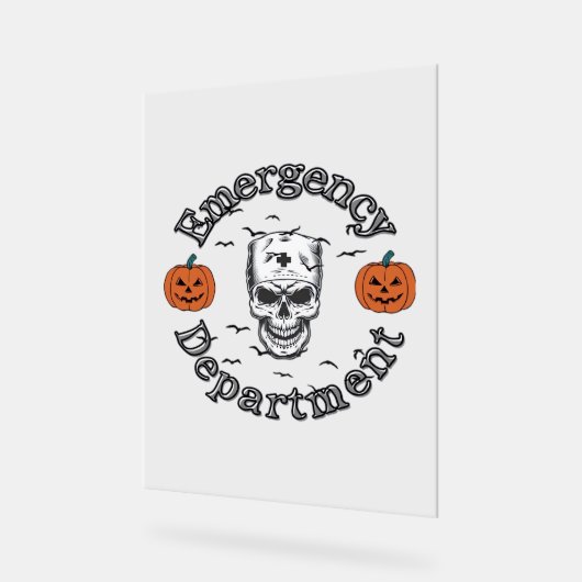 Spoedeisende hulp Afdeling Kamer Er Verpleegkundig Acryl Bord (Hoek)