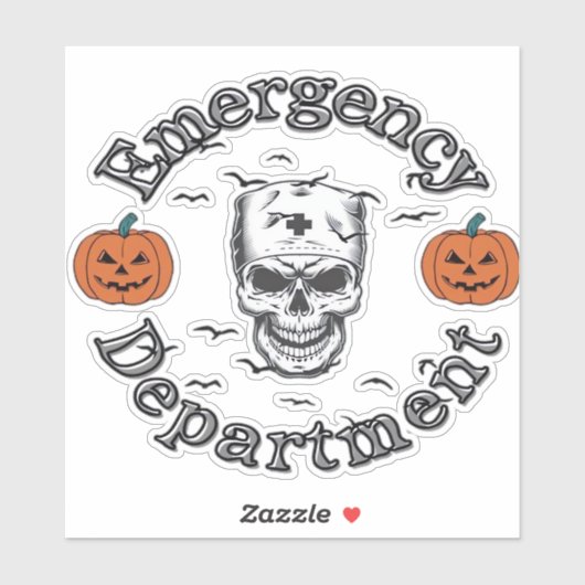 Spoedeisende hulp Afdeling Kamer Er Verpleegkundig Sticker (Vel)