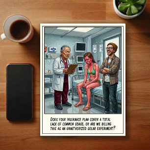 Spoedeisende Hulp Avonturen Cartoon Briefkaart