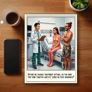 Spoedeisende Hulp Avonturen Cartoon Briefkaart