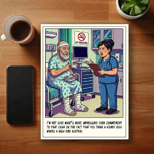 Spoedeisende Hulp Avonturen Cartoon Briefkaart