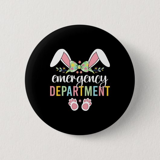 Spoedeisende Hulp Bunny Eerste Hulp Verpleegster Ronde Button 5,7 Cm (Voorkant)