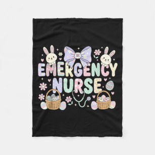 Spoedeisende Hulp Bunny Er Verpleegster Pasen Ed Fleece Deken