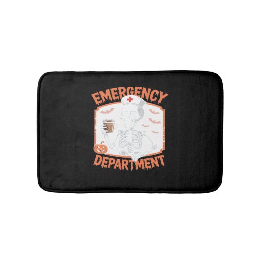 Spoedeisende hulp Grappige Halloween Nurse Essenti Badmat (Voorkant)