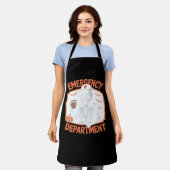 Spoedeisende hulp Grappige Halloween Nurse Essenti Schort (Gedragen)