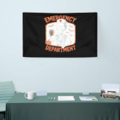 Spoedeisende hulp Grappige Halloween Nurse Essenti Spandoek (Beurs)