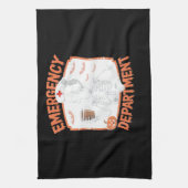 Spoedeisende hulp Grappige Halloween Nurse Essenti Theedoek (Verticaal)