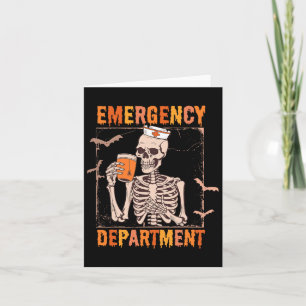 Spoedeisende hulp Halloween Nurse Emergency Room Kaart