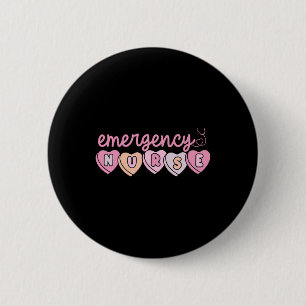 Spoedeisende hulp Nurse Hearts Er Rn Ed Valenti Ronde Button 5,7 Cm