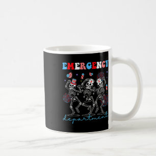 Spoedeisende hulp Skeleton Dancing Er Nurse 4th Koffiemok