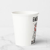 Spoedeisende hulp Skeleton Nursing Coffee Lover Papieren Bekers (Rechts)