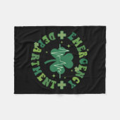 Spoedeisende Hulp St Patricks Dag Spoedeisende Hul Fleece Deken (Voorkant (Horizontaal))