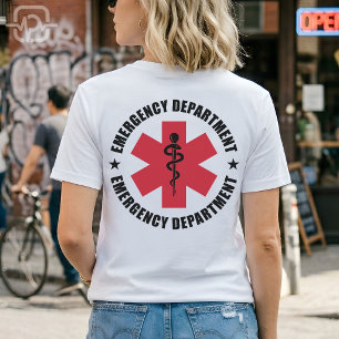 Spoedeisende Hulp Ster van Leven Medisch Embleem T-shirt