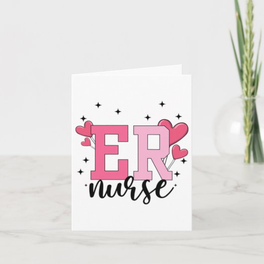 Spoedeisende hulp Valentijnsdag Er Ed Nursing Kaart (Voorkant)