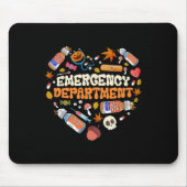 Spoedeisende hulp Verpleegkundige Hart Herfst Herf Muismat (Voorkant)