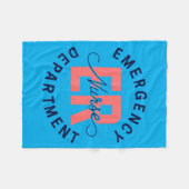 Spoedeisende Hulp Verpleegster Cadeau Paramedicus Fleece Deken (Voorkant (Horizontaal))