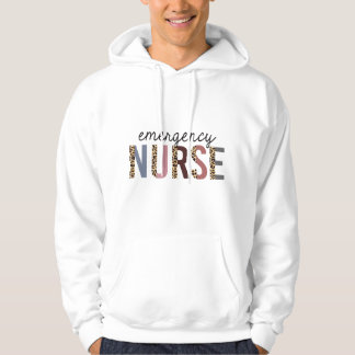 Spoedeisende Verpleegster Luipaardprint SEH Verple Hoodie