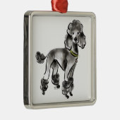 SpoedelsDoedels Standaard Poedel Vierkant Ornament (Rechts)