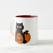 Spoedig Kat Tweekleurige Koffiemok (Voorkant links)