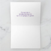 Spoedige beterskap kaart (Binnen)