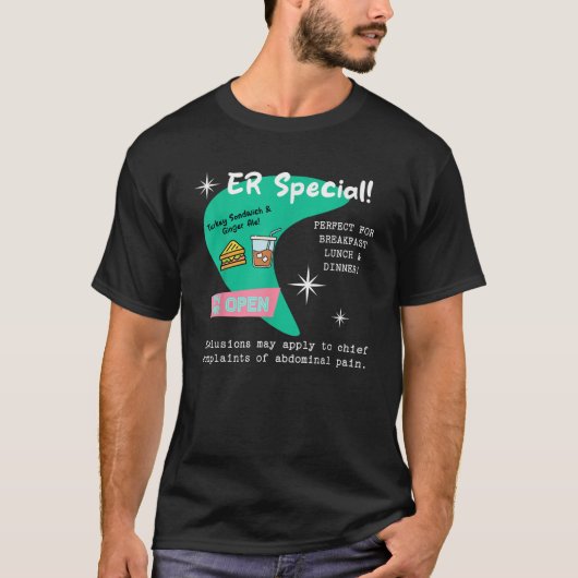 Spoedkamer Diner Verpleegkundige ER Speciale Verpl T-shirt (Voorkant)