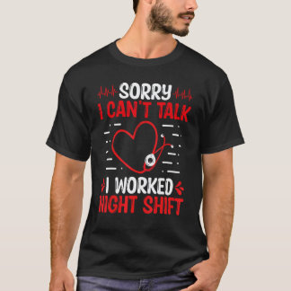 Spoedopname Verpleegster Waardering Nachtdienst SE T-shirt