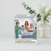 Spoedpost Avonturen Cartoon Briefkaart (Staand voorkant)