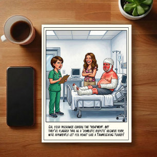Spoedpost Avonturen Cartoon Briefkaart
