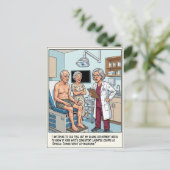 Spoedpostavonturen Cartoon Briefkaart (Staand voorkant)