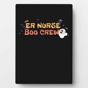 Spoedverpleegster Boo Crew Verpleegster Halloween Fotoplaat