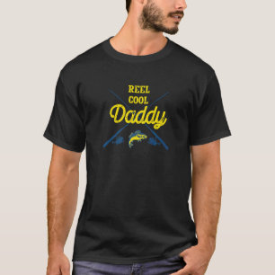 Spoel Cool Daddy Vissen Visser Humor Papa Zegt T-shirt