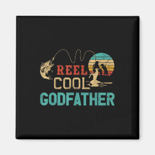Spoel Cool Godfather Vintage Grappige Hengel Cadea Magneet