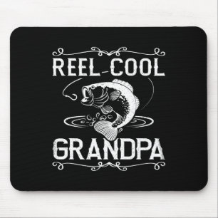 Spoel Cool Opa Grappige Opa Vissen Vintag Muismat
