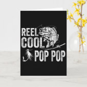 Spoel Cool Opa Opa Vissen Vaderdag Geschenken Kaart (Gele Bloem)
