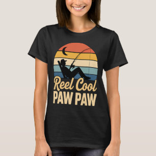 Spoel Cool Opa Opa Visvangst Zonsondergang Ontspan T-shirt