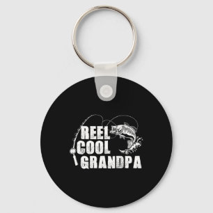 Spoel Cool Opa - Visgeschenk voor vader of opa Sleutelhanger