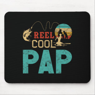 Spoel Cool Pap Visvangst Vaderdag Cadeau Voor Viss Muismat