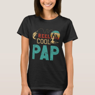 Spoel Cool Pap Visvangst Vaderdag Cadeau Voor Viss T-shirt
