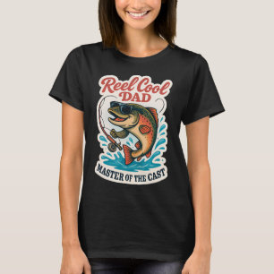 Spoel Cool Papa – Meester van de Cast Sticker T-shirt